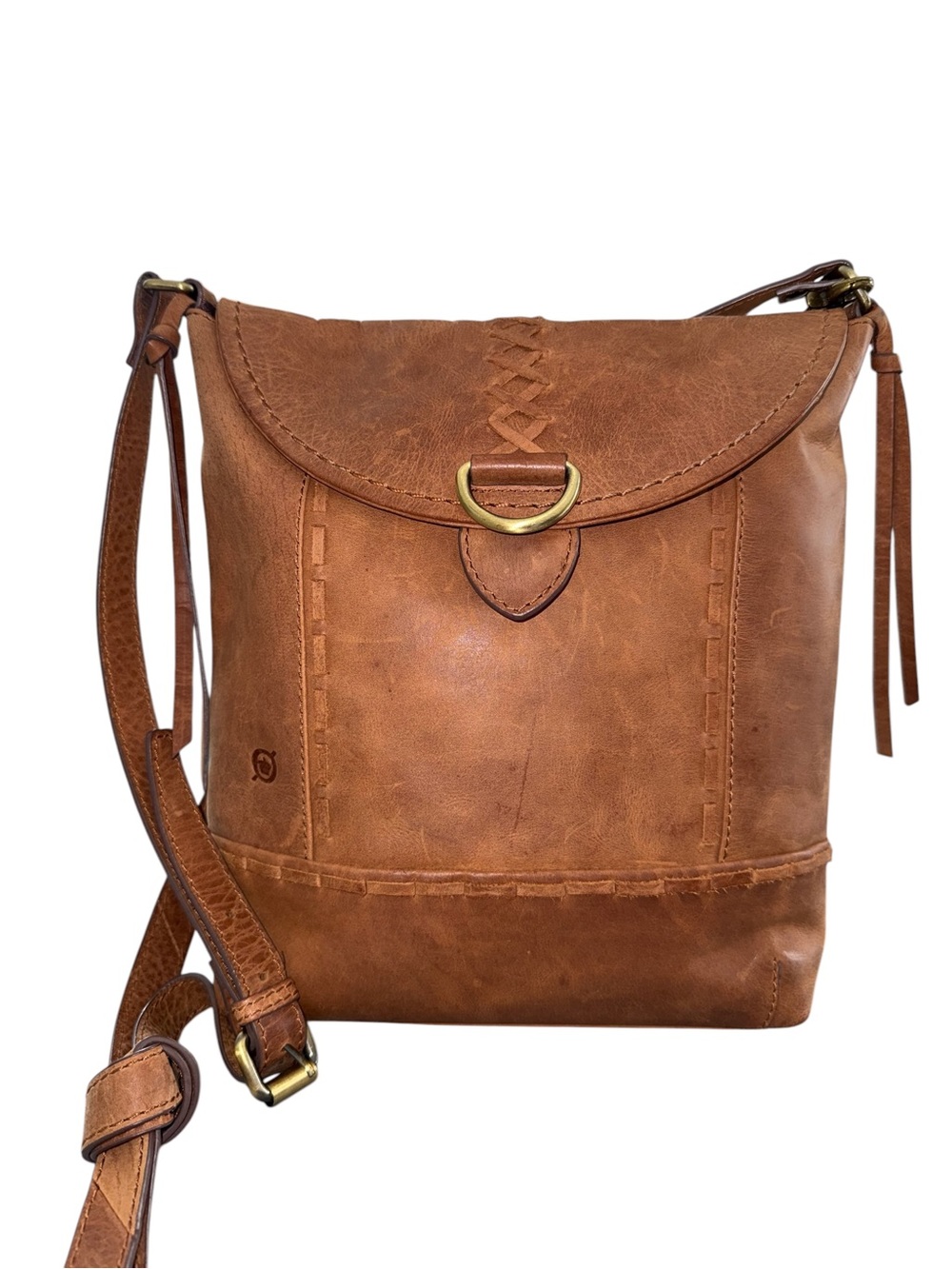 Born Vintage Leather X-body Bag